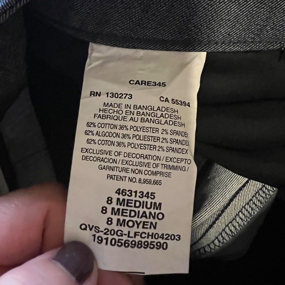 NWT Lee Secretly Shapes Regular Straight Le Mid Rise Pants Size 8 Medium - Picture 4 of 7